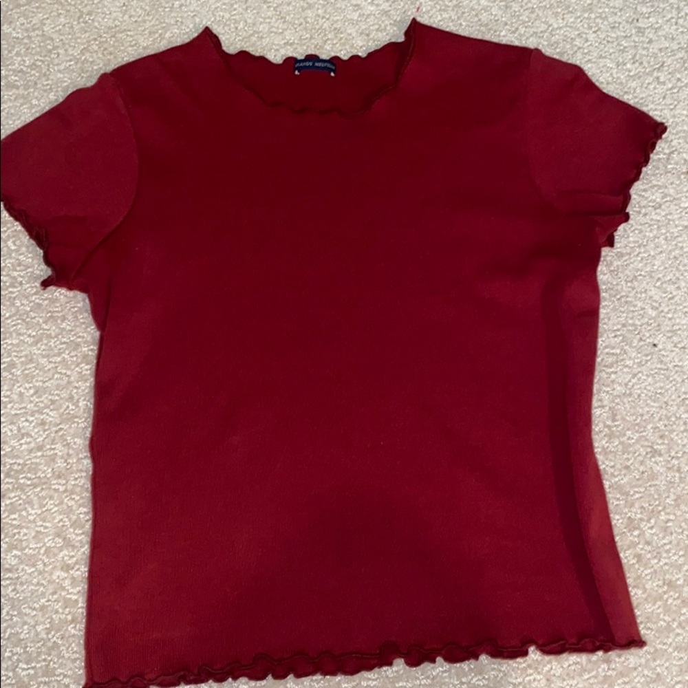Red brandy Melville shirt